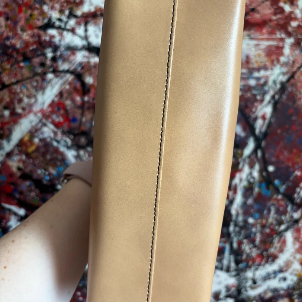 Furla Leather Tan Bag Minimalist Design - Picture 11 of 11